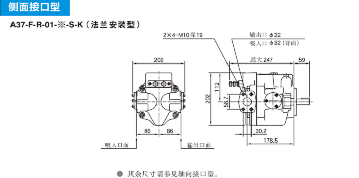 A37-F-R-01-※-S-K（法蘭安裝型）